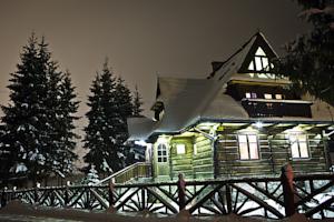 Dom Drewniany Tatra House z kominkiem, sauną i ogrodem