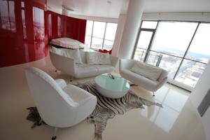 Red & White Helios City Apartment