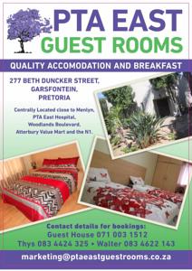 Pretoria East Guest Rooms