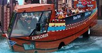 New York City Duck Tour is a unique half-boat, half-bus amphibious 